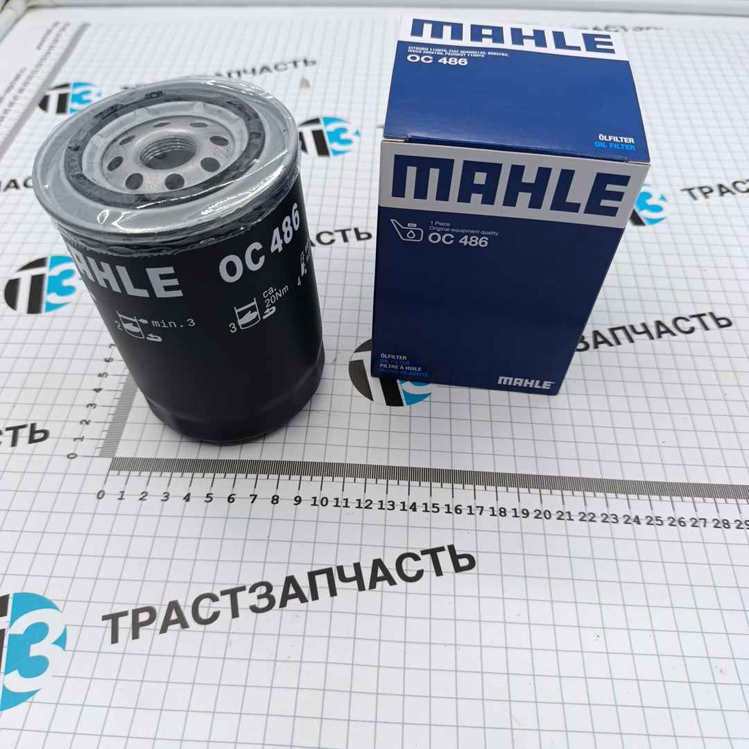 Фильтр масляный Iveco Daily 3.0 2995655/2995561/2992188 MAHLE EUROPE - Миниатюра товара 1