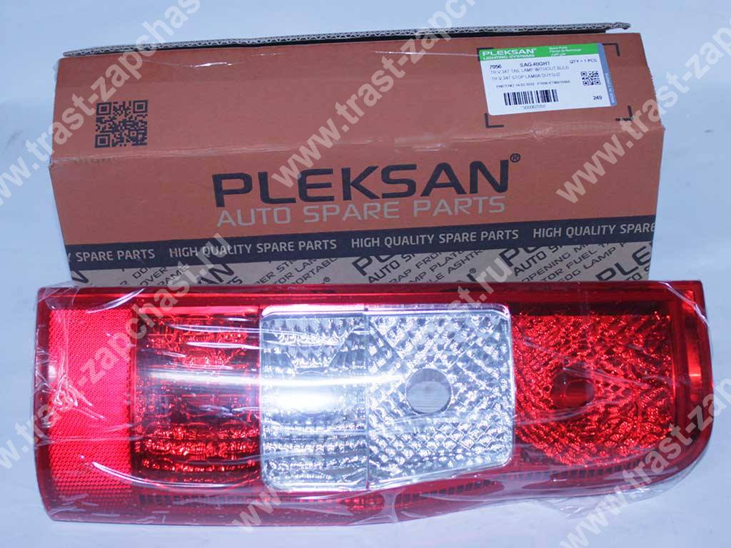 Фонарь задний Ford Transit TR > 06 / Правый / (PLEKSAN) - Миниатюра товара 1