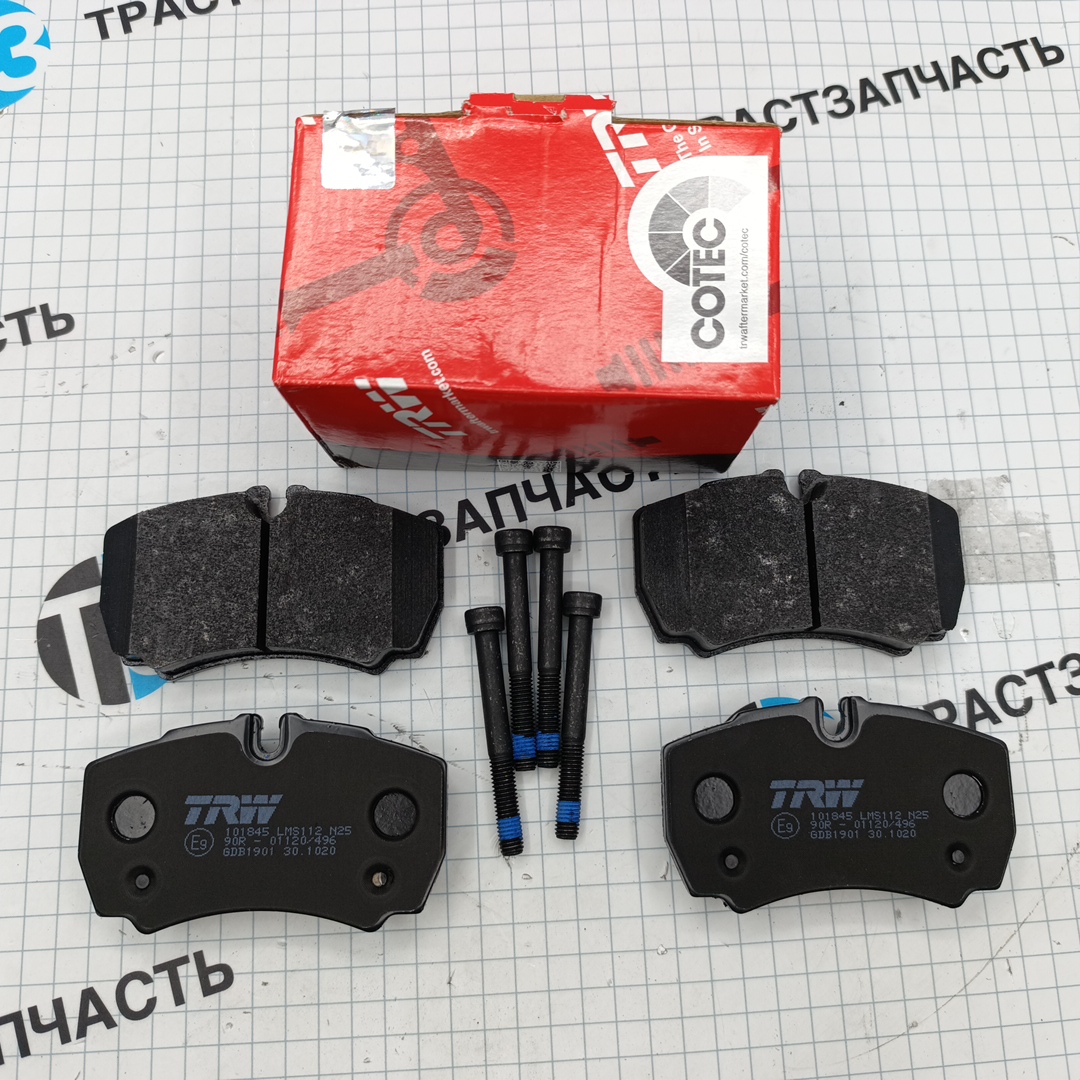 Тормозные колодки задние 140-155 л.с + Iveco Daily 35S18 TRW - Миниатюра товара 1