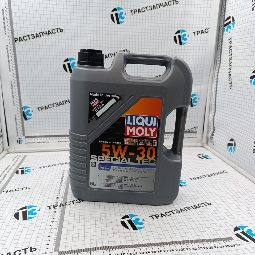 Масло моторное LIQUI MOLY Leichtlauf Special LL 5W-30 синтетическое 5 л  8055 / 1193 / 2448 - Миниатюра товара 1