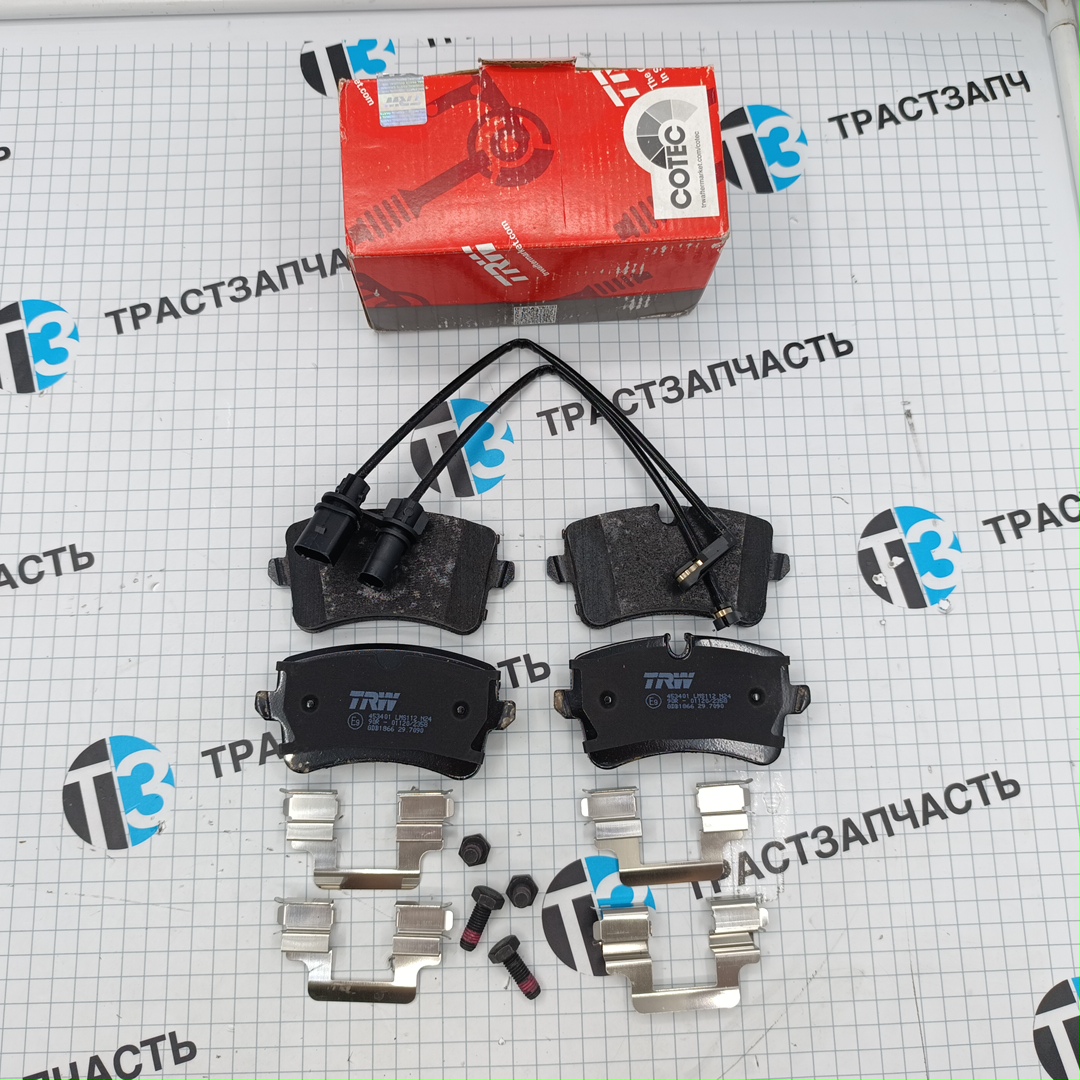 Тормозные колодки задние VAG Audi RS4/RS5 (с 2012-2015) , A6 (C7), A7 Sportback (с 2011-2018г.) TRW - Миниатюра товара 1