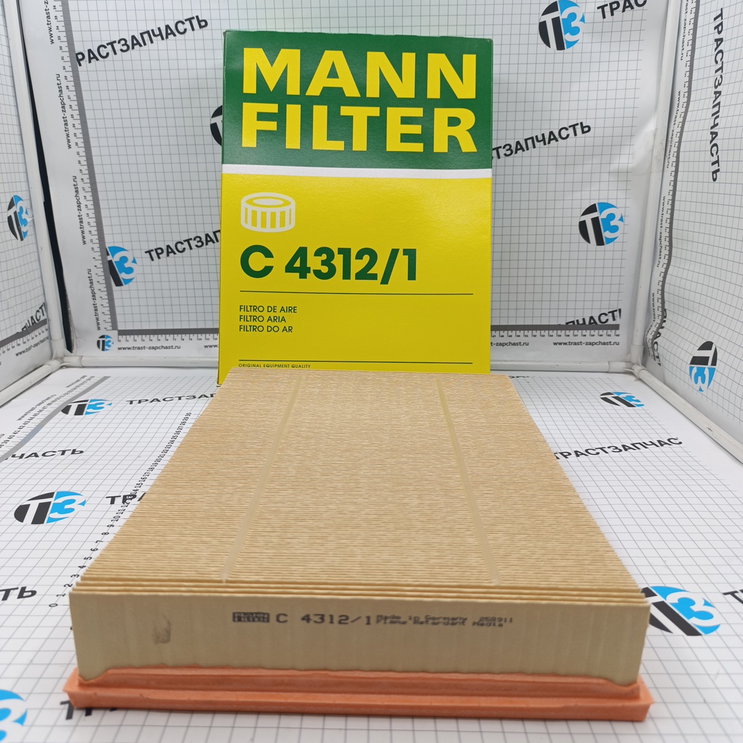 Фильтр воздушный Mercedes Sprinter, Volkswagen Crafter 2.0-2.5 (до 2016г.) MANN EUROPE - Миниатюра товара 2