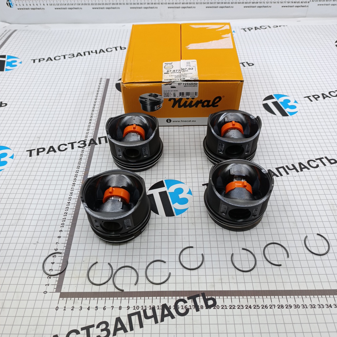 Поршень в сборе Mercedes Sprinter 2.2 +0.50 OM646 (Евро4) (Цена за шт, кратн. заказа 4 шт) NURAL
