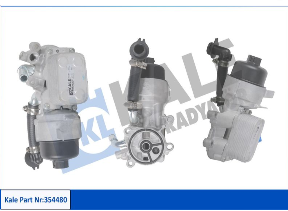 Масляный охладитель Peugeot Expert 3 2.0 1103.T3/9810152980 (KALE) - Миниатюра товара 1