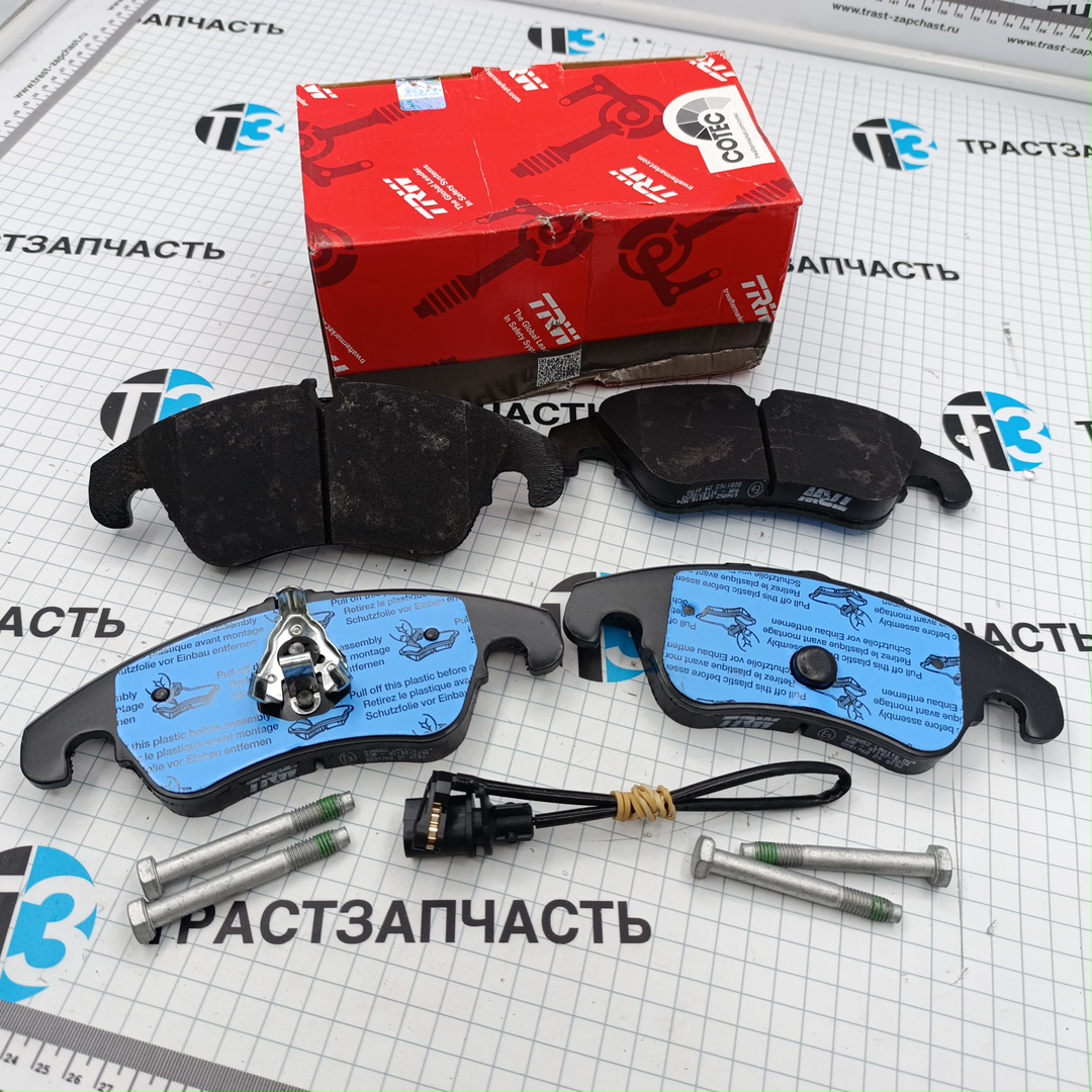 Тормозные колодки передние VAG Audi A4 A5 Q5 8K0698151H/GDB1768 TRW - Миниатюра товара 1