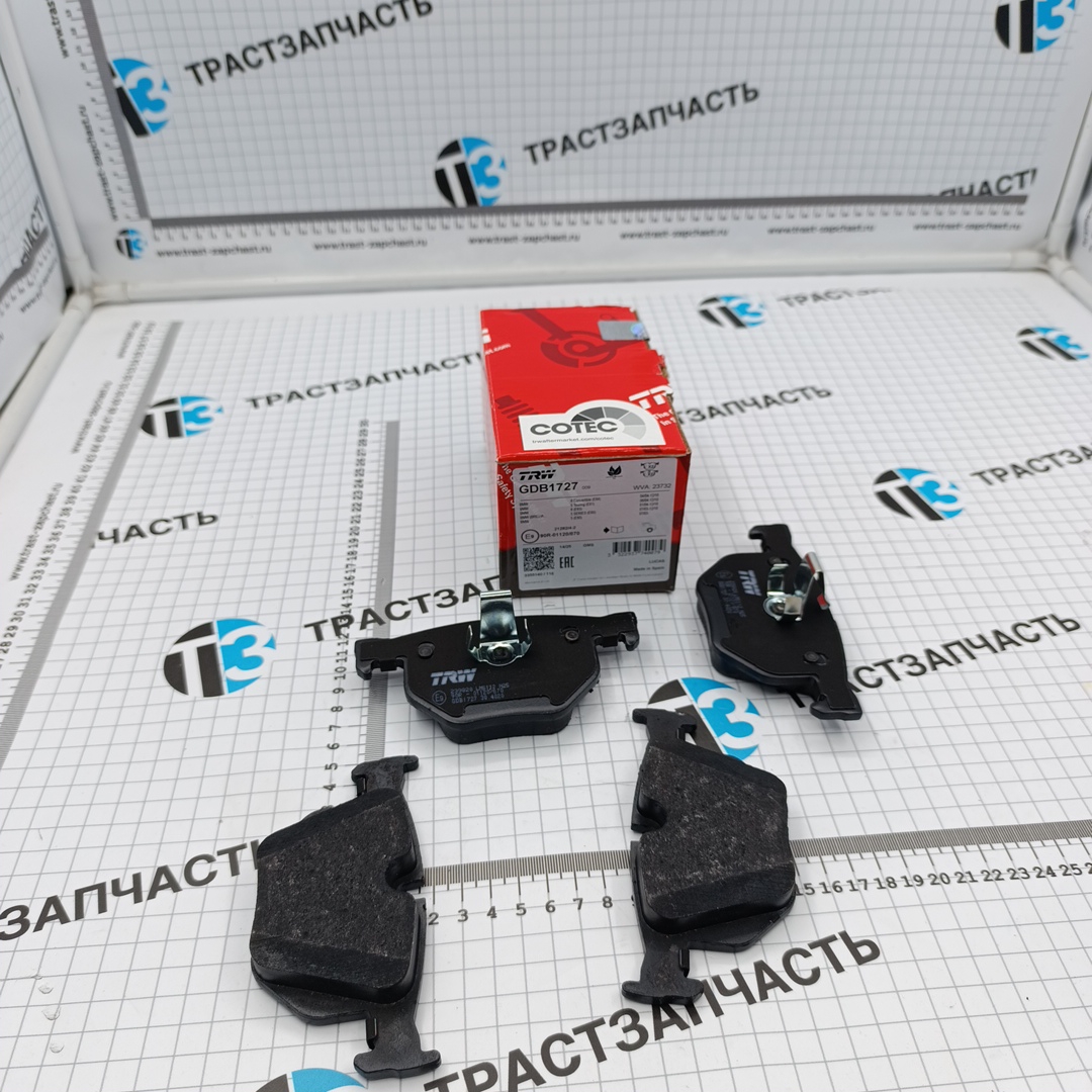 Тормозные колодки задние BMW 5(E60/E61), X5(E70/F15/F85), X6(E71/E72), X6 (F16/F86) (TRW) - Миниатюра товара 1
