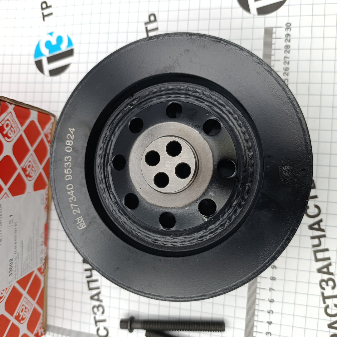 Шкив коленвала BMW E46/E53/E60/E61/E65/E66/E70/E71 ORG FEBI - Миниатюра товара 4