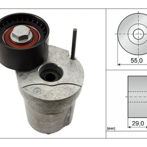 Ролик генератора BMW 2,0 — 3,0 D 1,3,5,7  (E81,87,90,91,F07,F11,F01-F04) 04-> (НАТЯЖНОЙ) INA EUROPE
