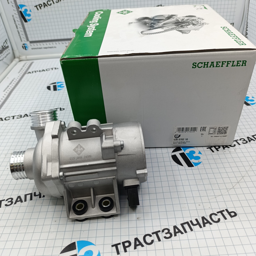 Насос водяной BMW 128i 08-12, E90 325i/325xi/330i/328i 330xi,525i/525xi/528i/530i (ORG INA EUROPE) - Миниатюра товара 1