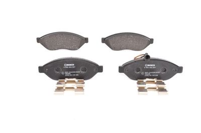Тормозные колодки передние Боксер/Дукато(250) / R-15 / BOSCH EUROPE +(скобы)
