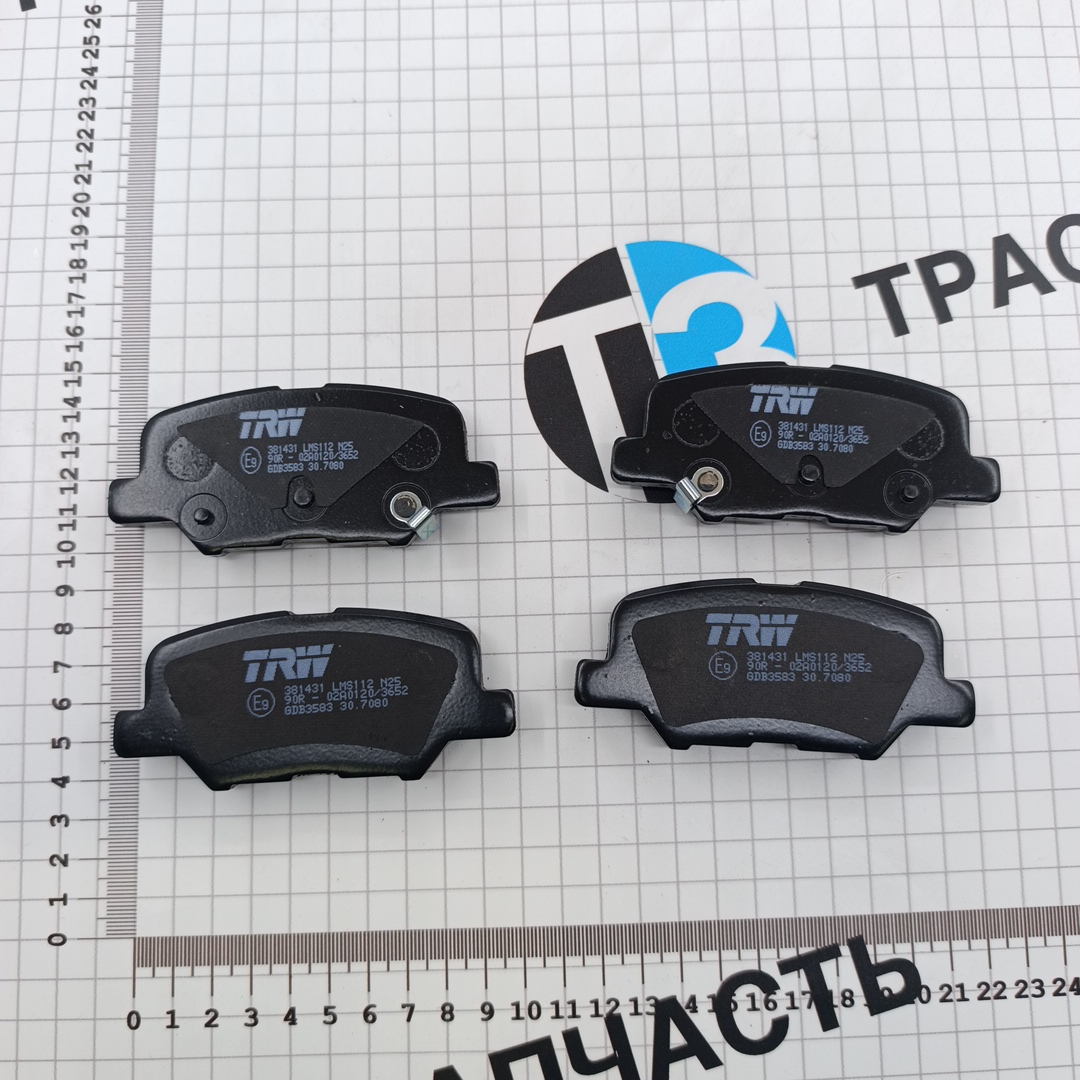 Тормозные колодки задние Mitsubishi Outlander 2.0, 2.4i, 2.2D TRW EUROPE - Миниатюра товара 2