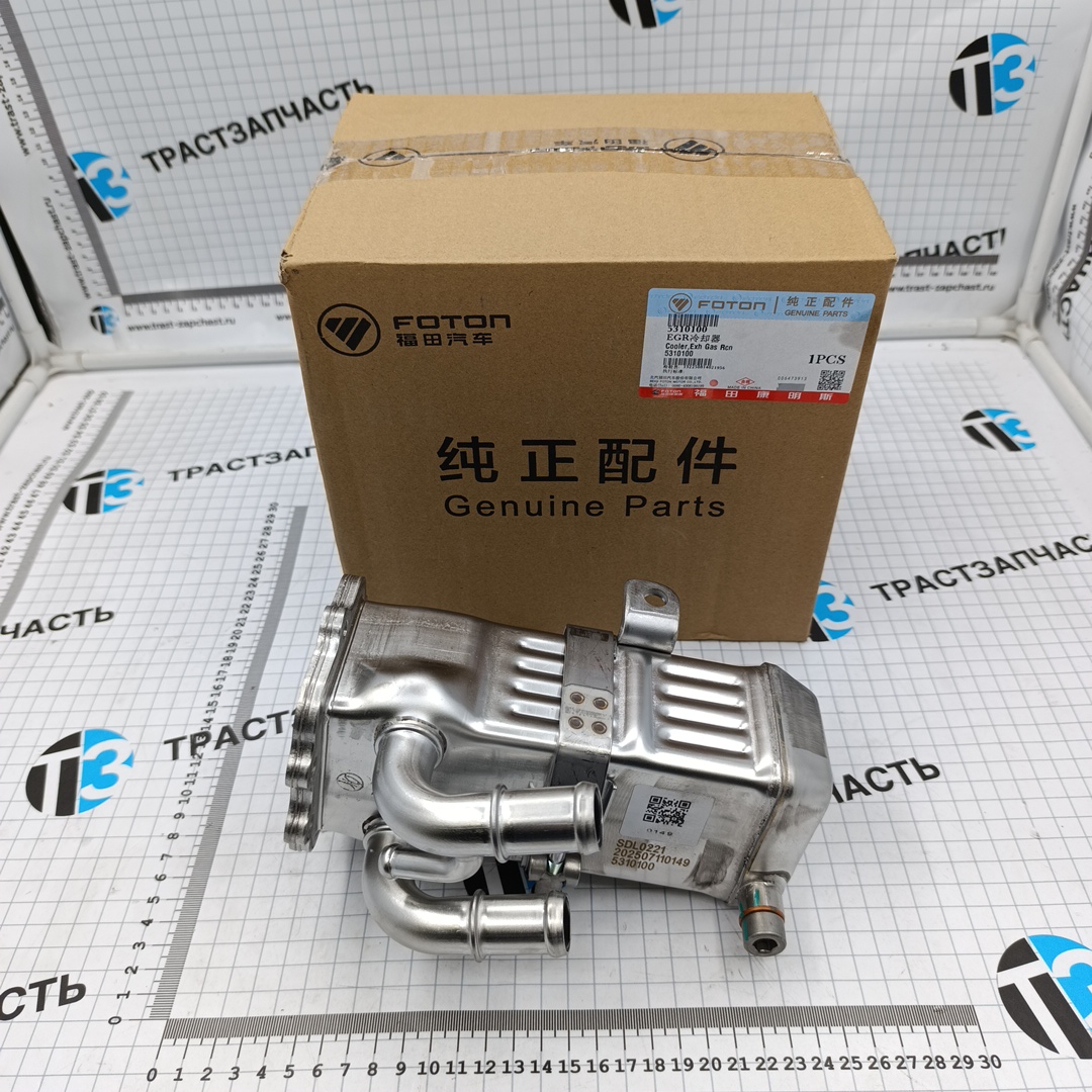Теплообменник EGR Газель Next 2.8 ISF (Евро 4-5) 5310100/5263165/5308965 ORG FOTON - Миниатюра товара 1