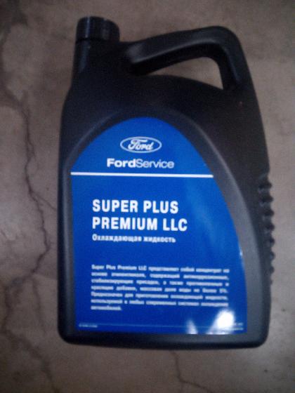Антифриз G12 5л (красный, концентрат) Super Plus (M97B44-D) (ORIGINAL Ford Europe)