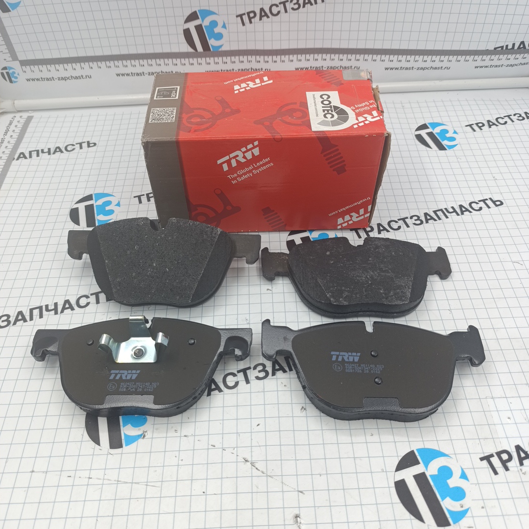 Тормозные колодки передние BMW X5 E70 07-/X6 E71 08 TRW - Миниатюра товара 1