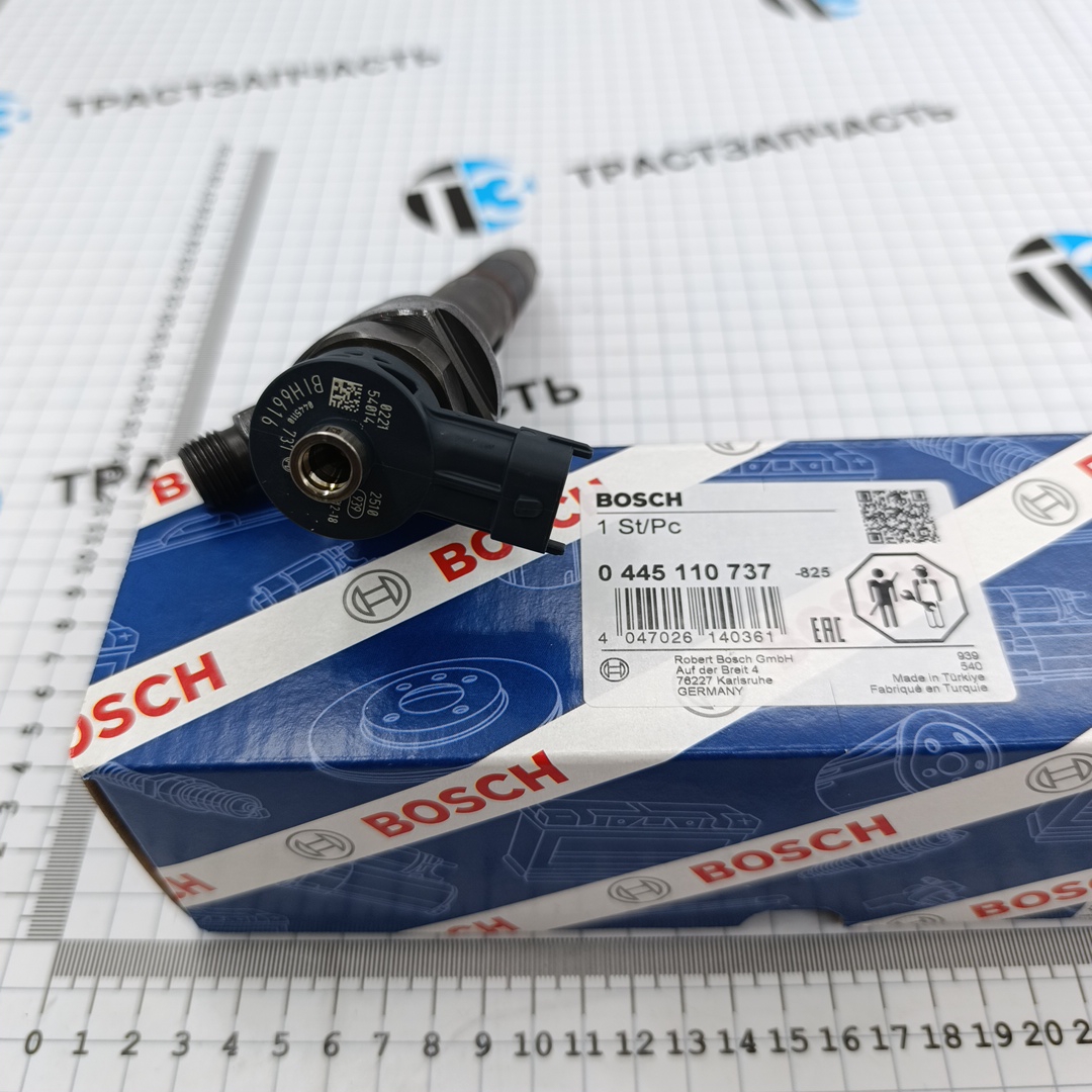Форсунка топливная SOLLERS ATLANT 2.7D 149л.с (Евро 5) (HFC4DE1-1D) 0445110737/1042200FE010 BOSCH - Миниатюра товара 1