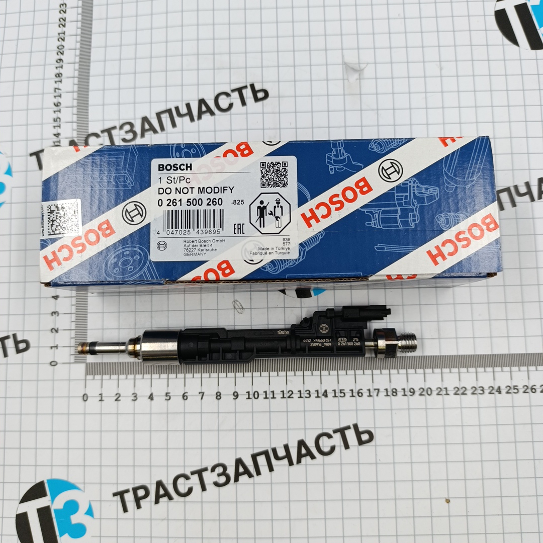 Форсунка топливная BMW 2.0-3.0 (N20 B20A, N55 B30 A) 13647645960/ 13648625397 BOSCH - Миниатюра товара 1