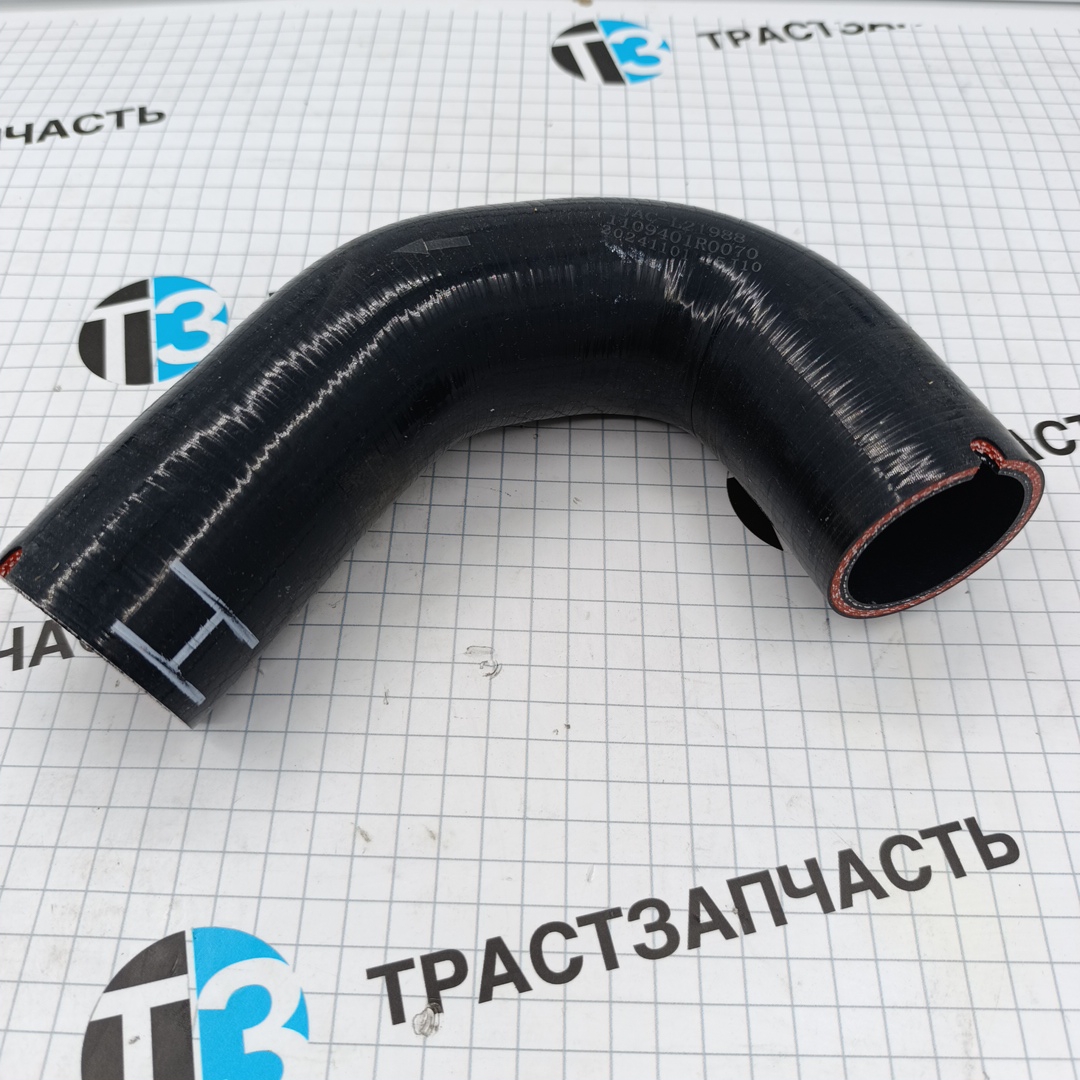 Патрубок интеркулера Sollers Atlant 2.7D (левый, 3 часть от интер.) 1109401R0070  ORG JAC - Миниатюра товара 2