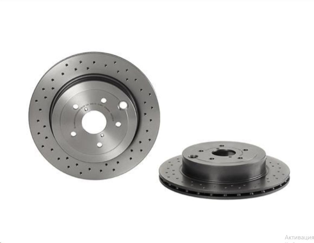 Диск тормозной задний Renault Master III, Opel Movano B (432000367R/432009822R) BREMBO - Миниатюра товара 1