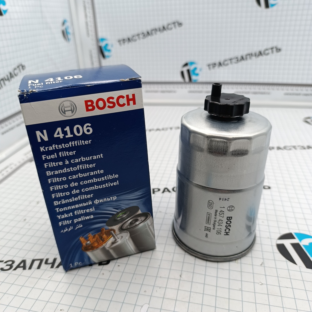 Фильтр топливный Audi 80/100/VW PASSAT/T3 1.6D-2.0D/FIAT DUCATO 1.9D-2.8D BOSCH EUROPE - Миниатюра товара 1