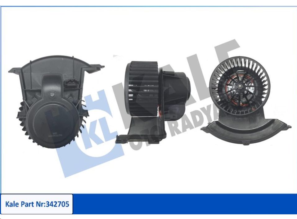 Мотор печки Volkswagen Transporter T5/T6, Multivan T5/T6 1.9-2.0-2.5 TDI (-AC) KALE - Миниатюра товара 1