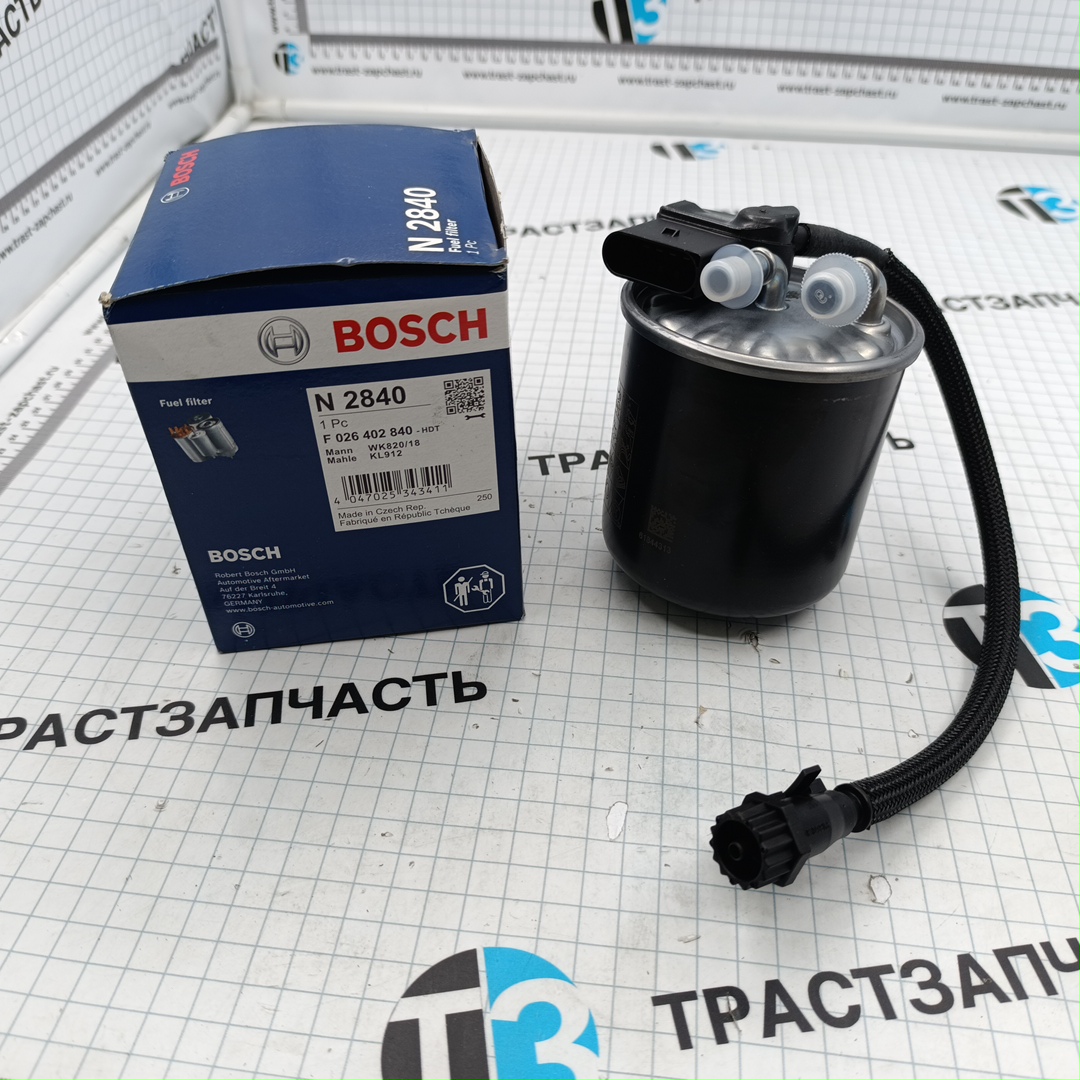 Фильтр топливный Mercedes Sprinter ОМ651 /A6510901552/A6510902952/ BOSCH EUROPE - Миниатюра товара 1