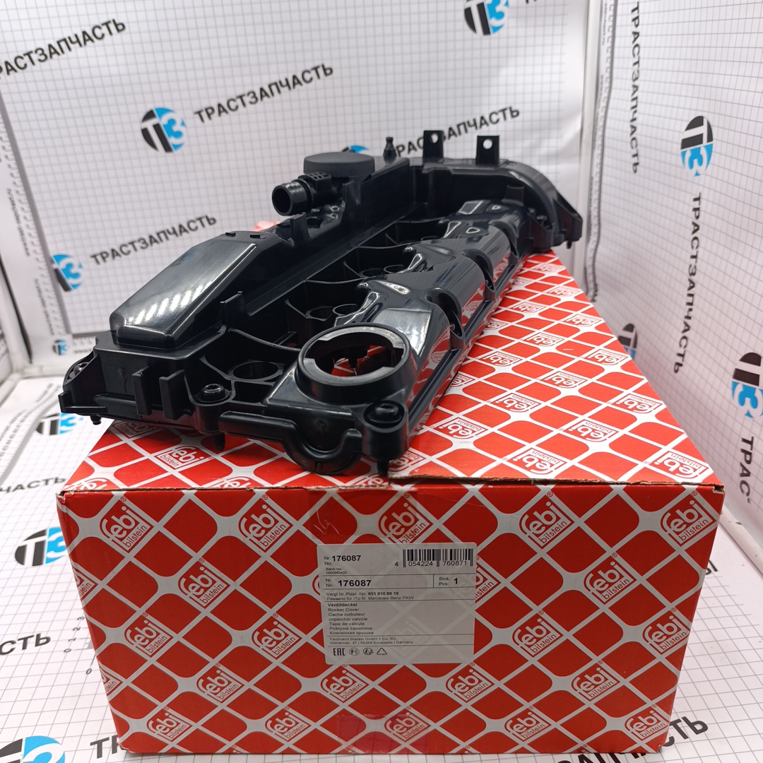 Крышка ГБЦ клапанная Mercedes Sprinter OM651 A6510101230/A6510108918 FEBI EUROPE - Миниатюра товара 1