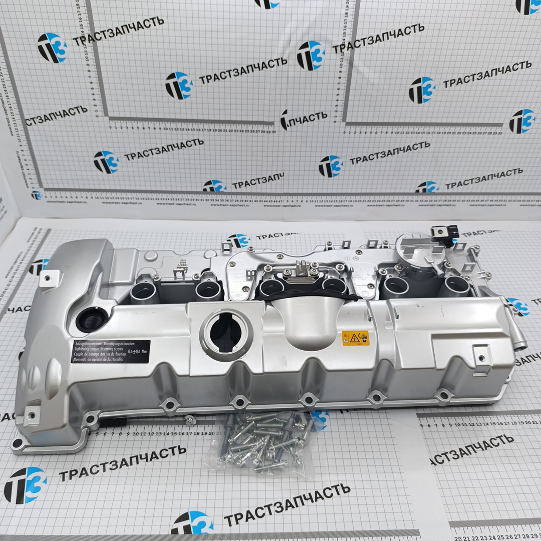 Крышка ГБЦ клапанная BMW (двигатель N52) 11127552281 (алюминий) FEBI EUROPE