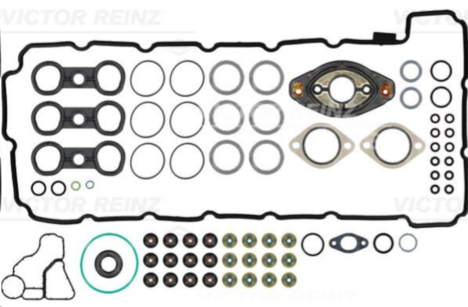 Комплект прокладок двигателя BMW N52 (Верхний, без прокладки ГБЦ) 11127571963/1134003585 VICTOR - Миниатюра товара 1