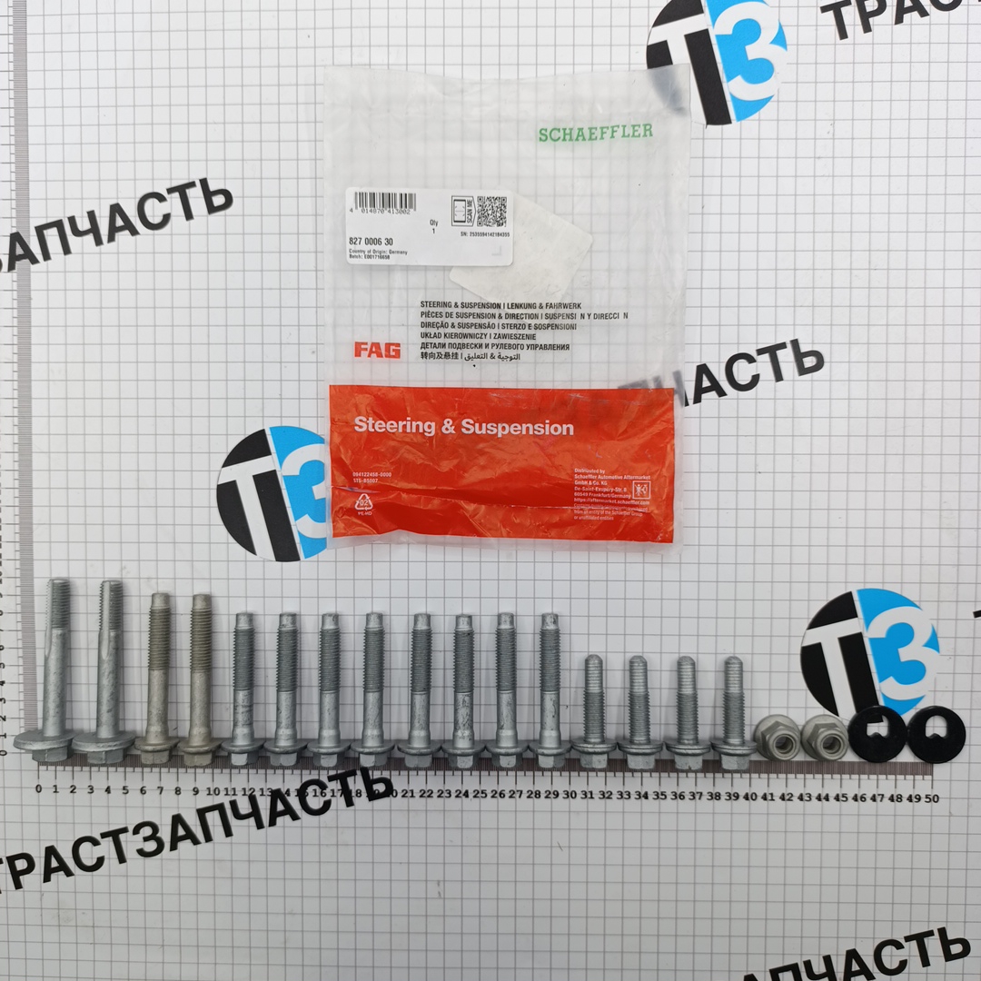 Болт задней подвески Ford Focus, C-Max, Kuga, Volvo (пол-ный комплект)  FAG EUROPE - Миниатюра товара 1