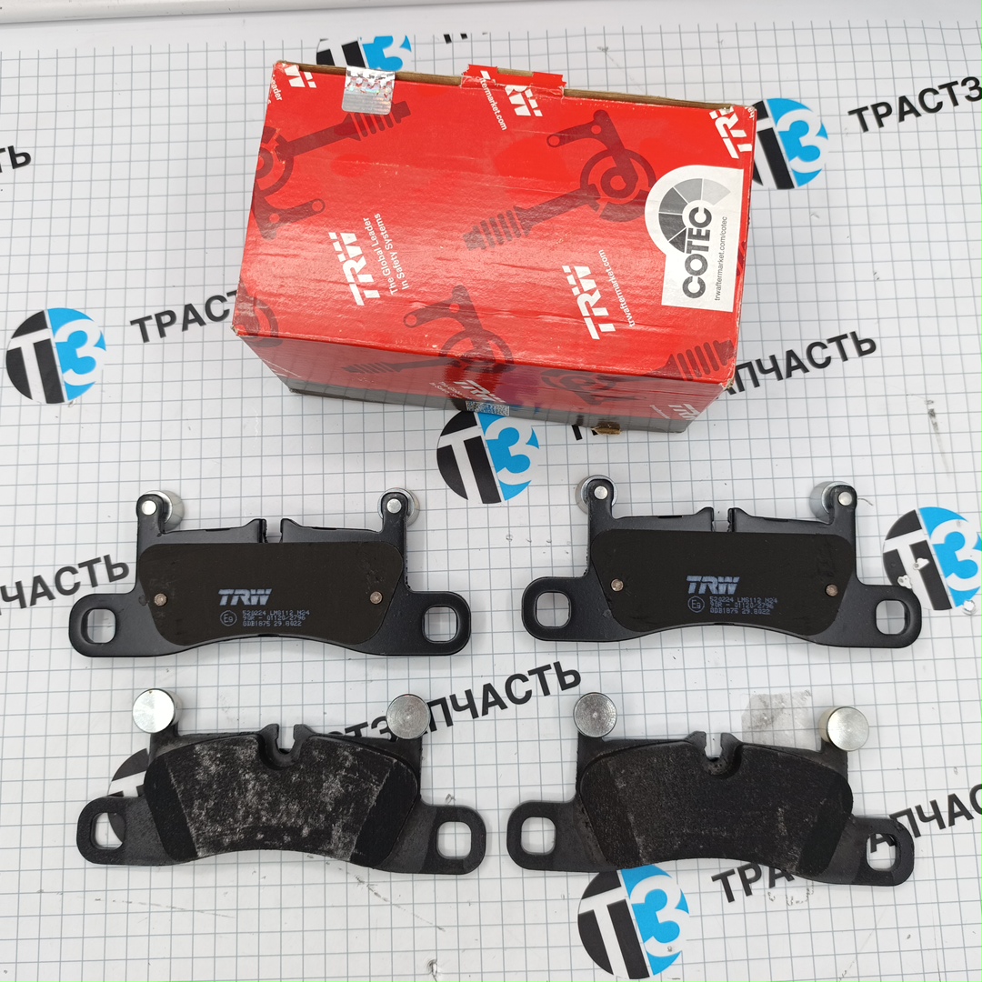 Тормозные колодки задние VAG Touareg’10- 3.0-4.2, Porsche Cayenne’10- 3.0-4.8 TRW - Миниатюра товара 1