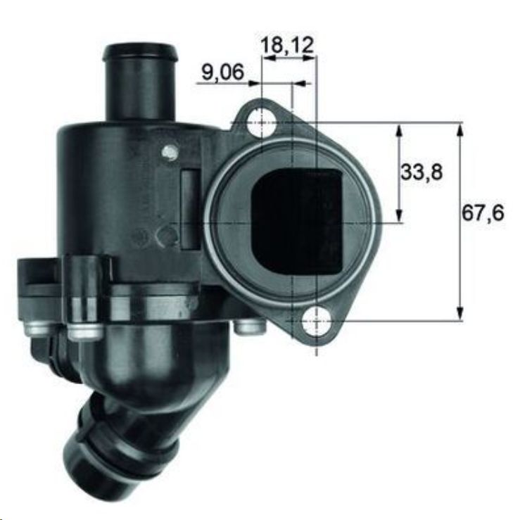 Термостат VAG Audi A4 (B6/B7) (в сборе) MAHLE - Миниатюра товара 2