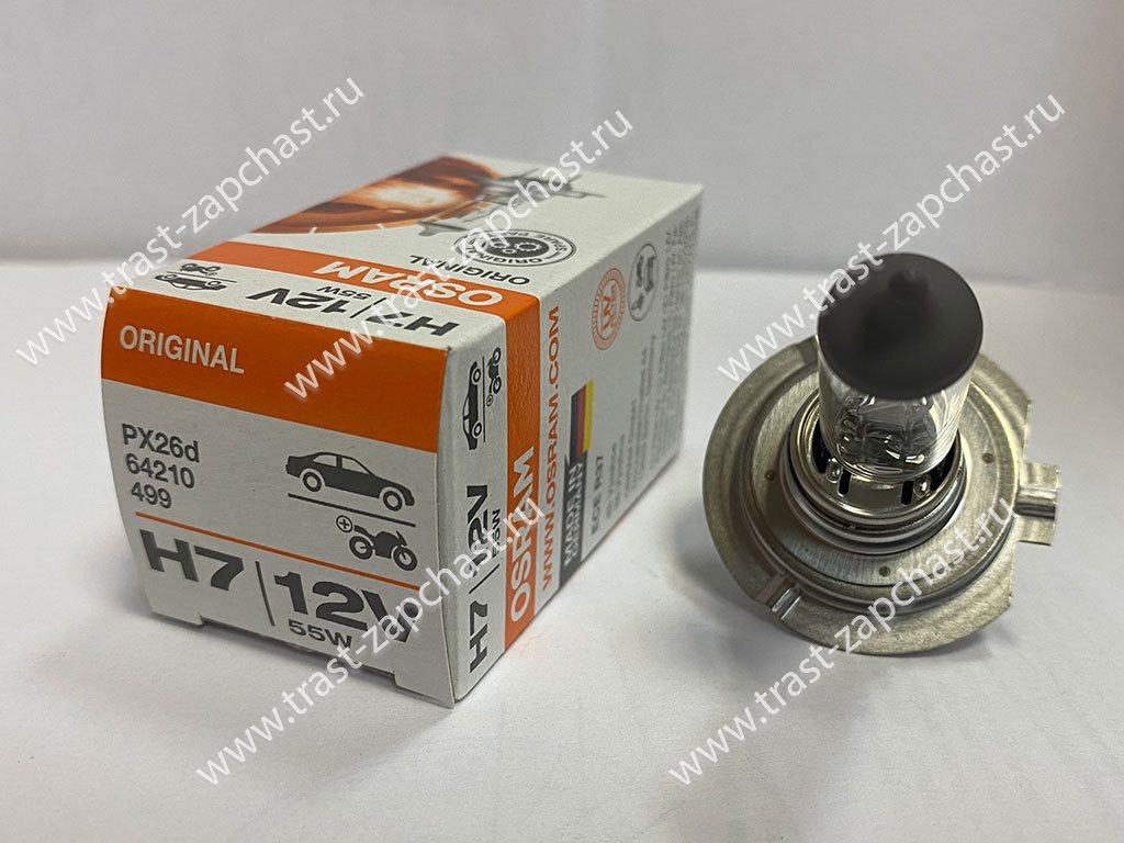 Лампа H7 (ORIGINAL OSRAM EUROPE) - Миниатюра товара 1