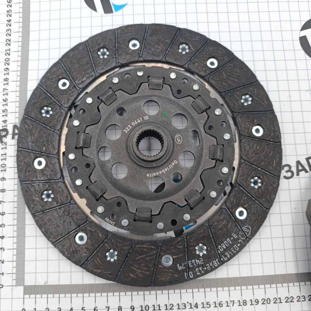 Сцепление Volkswagen Transporter , Multivan T5 1.9-2.0 (230 mm,c 2003 -2009г полн к-т ) LUK EUROPE - Миниатюра товара 6
