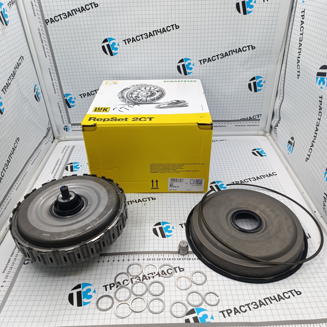 Сцепление VAG Audi, Seat, Skoda, Volkswagen (КПП DQ500 (0ВТ/0BH) , мокрое) LUK EUROPE - Миниатюра товара 1