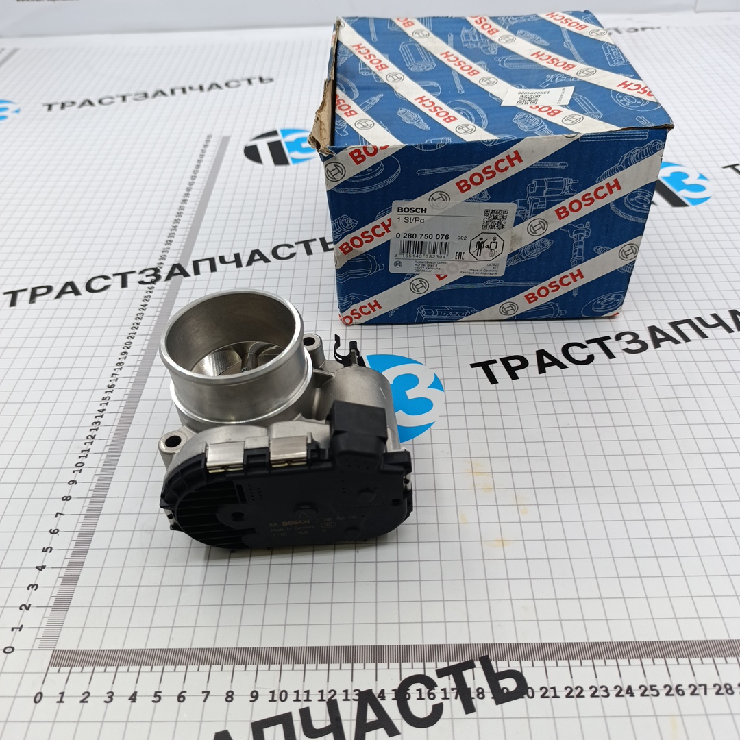 Дросельная заслонка Mercedes M271 (A2711410025/0280750076) BOSCH EUROPE - Миниатюра товара 1