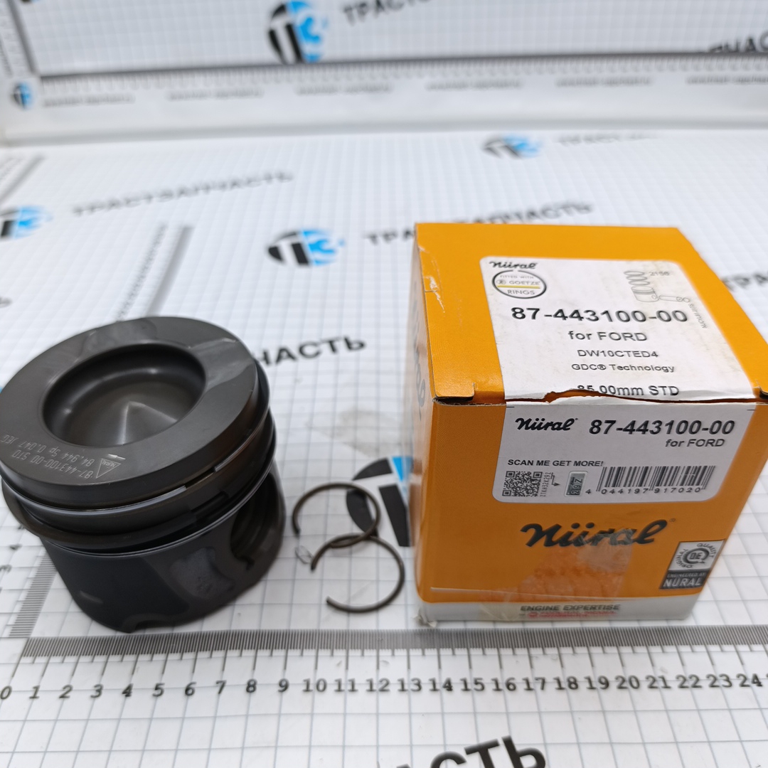 Поршень в сборе 2,0 STD Peugeot Traveller 4 (Цена за шт,кратн.заказа 4 шт) 41938600/1612731880 NURAL - Миниатюра товара 1