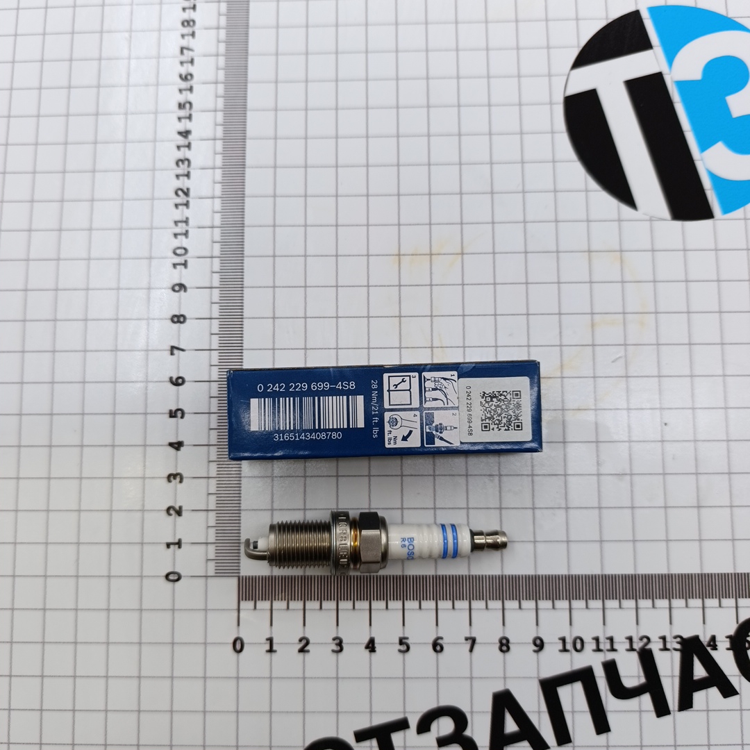 Свеча зажигания Opel Astra, Vectra C, Zafira A/B (95519058/55562534) BOSCH - Миниатюра товара 1