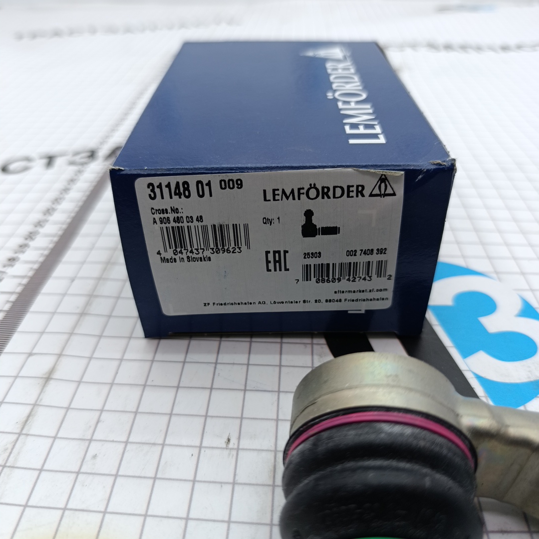 Рулевой наконечник SPRINTER 06-, VW: CRAFTER 06-  L=R LEMFORDER