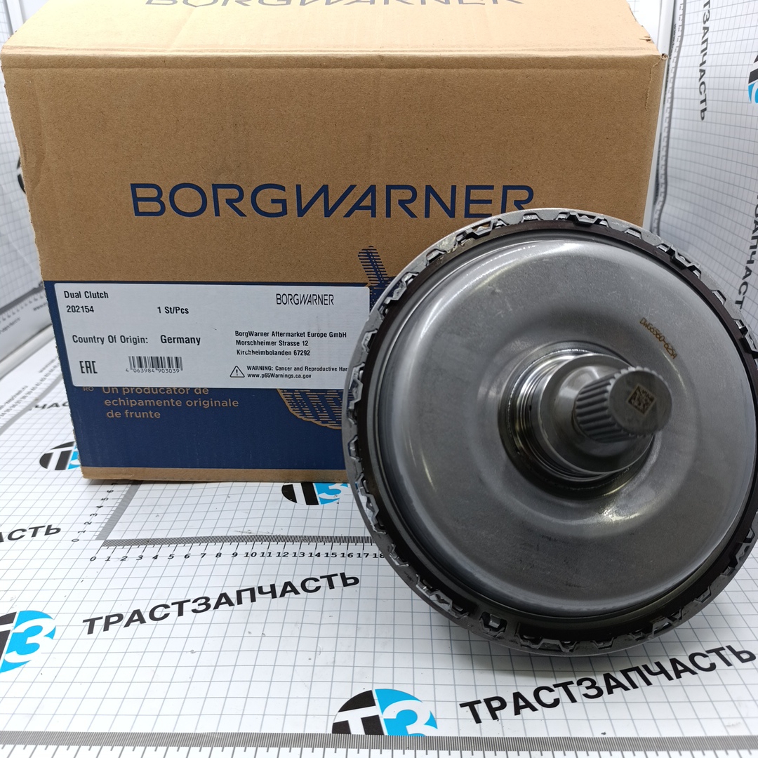 Сцепление VAG Audi, Seat, Skoda, Volkswagen (КПП DL501, мокрое) BORGWARNER - Миниатюра товара 1