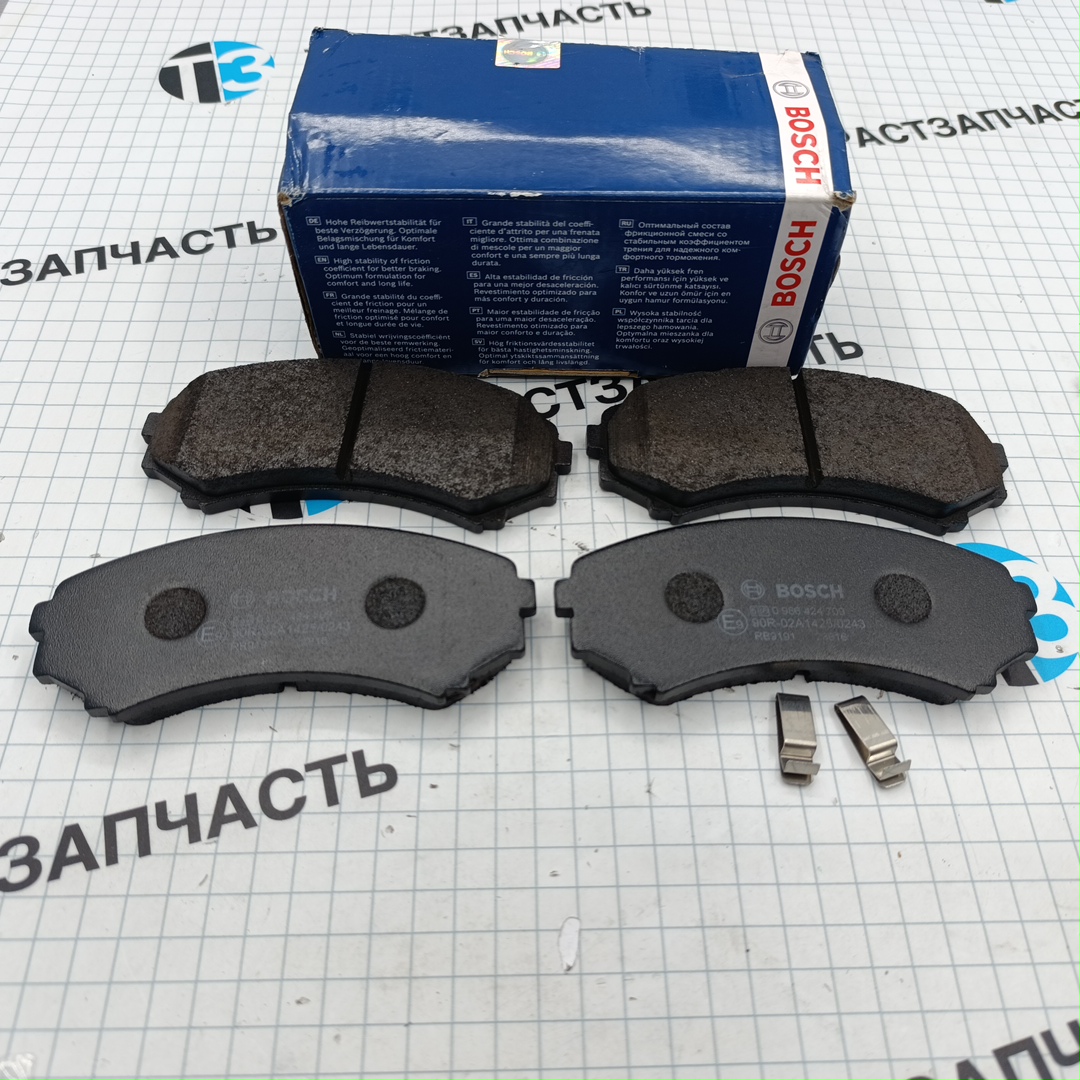 Тормозные колодки передние Mitsubishi Pajero 3 BOSCH EUROPE - Миниатюра товара 1