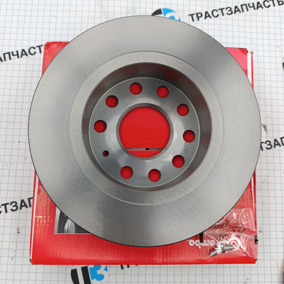 Диск тормозной задний VAG Audi A3(8P1), Skoda Octavia (1Z3/5E3/NL3/NR3), VW Golf, Caddy, Jetta - Миниатюра товара 3