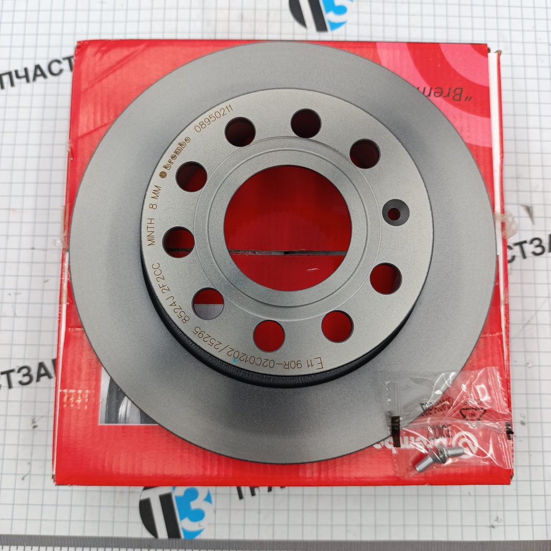 Диск тормозной задний VAG Audi A3(8P1), Skoda Octavia (1Z3/5E3/NL3/NR3), VW Golf, Caddy, Jetta - Миниатюра товара 2