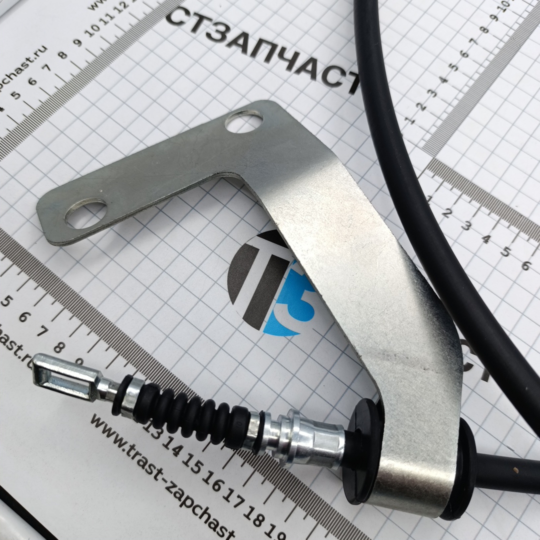 Трос ручника задний Sollers Atlant 2.7 (двускатн.колеса) L=2500 3508200R0070A  ORG JAC - Миниатюра товара 3