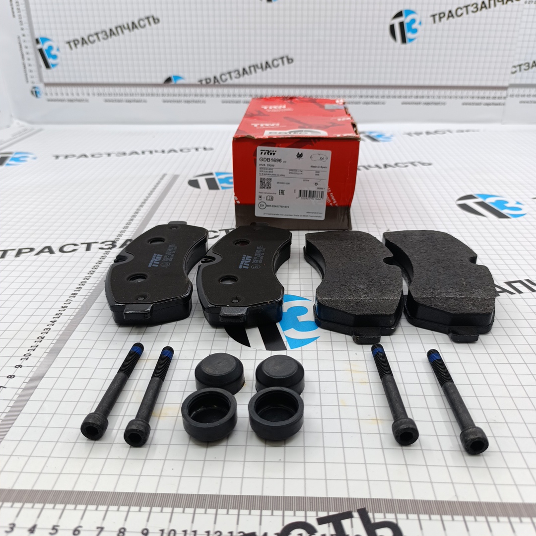 Тормозные колодки передние MB Sprinter >06, VW Crafter >06 TRW EUROPE - Миниатюра товара 1