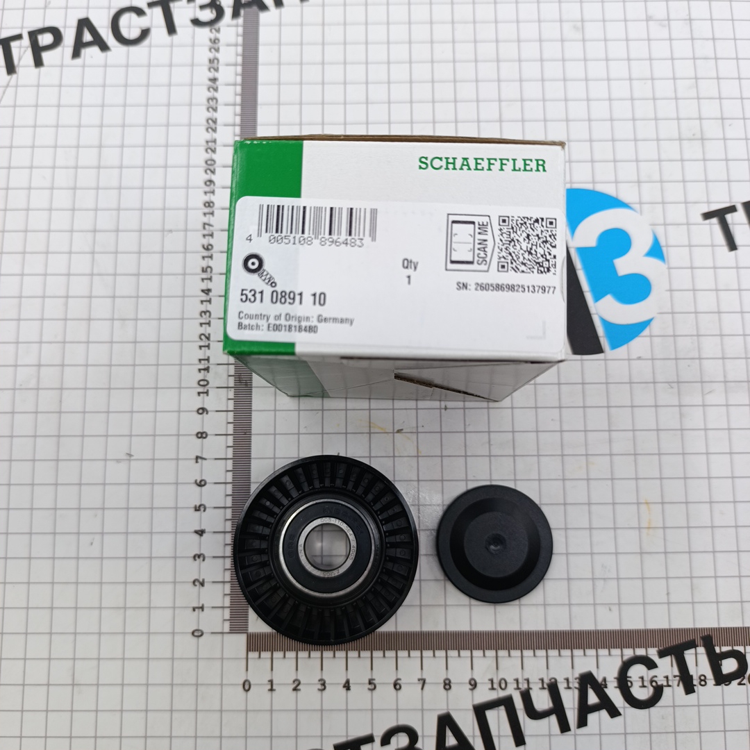 Ролик генератора Ford Exploler 3.5 11- (натяжной без механизма) INA EUROPE - Миниатюра товара 1