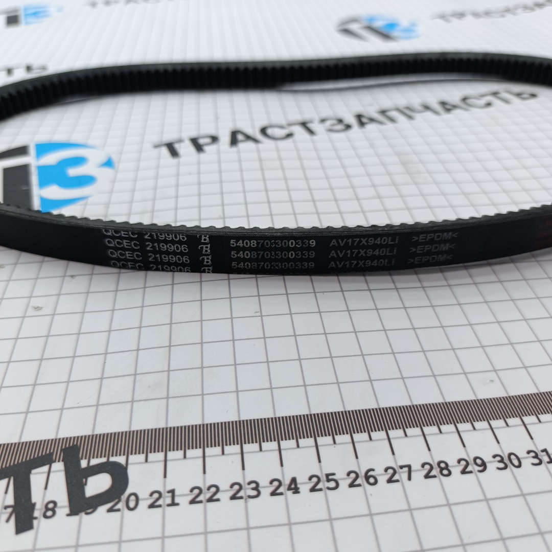 Ремень генератора Dongfeng Q23 2.2D (Captain-T) AV17940LI/5408703300339ORG DONGFENG - Миниатюра товара 1