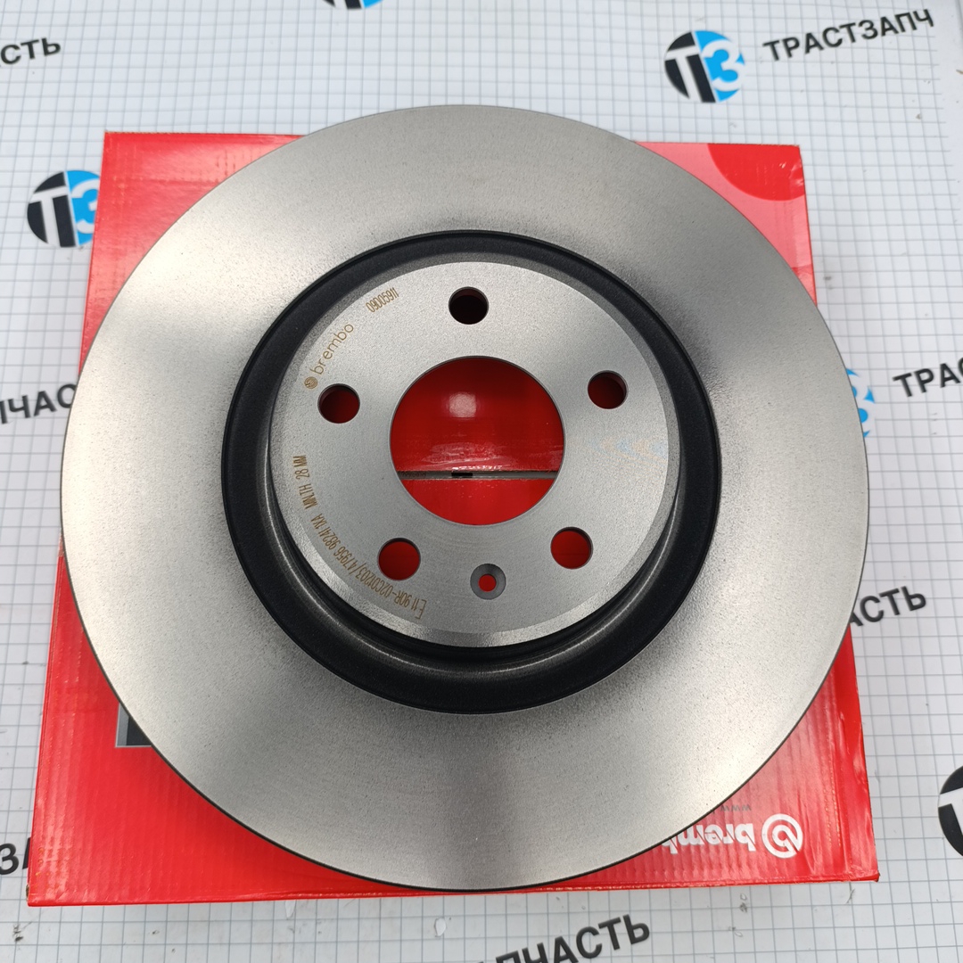 Диск тормозной передний VAG Audi A4(B9), A5(F53), Q5(FYB/FYG) 8W0615301AB BREMBO - Миниатюра товара 3