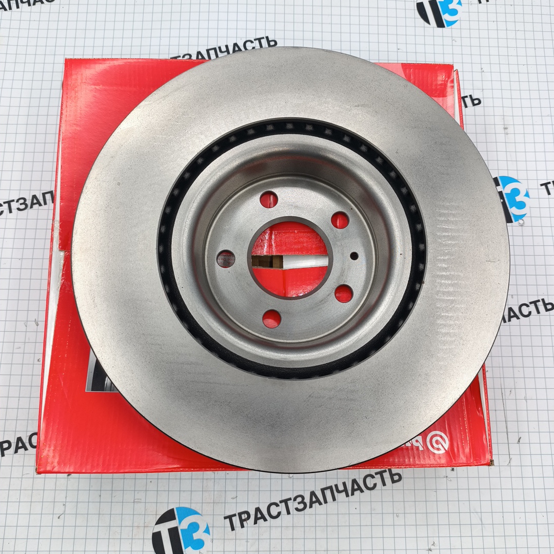 Диск тормозной передний VAG Audi A4(B9), A5(F53), Q5(FYB/FYG) 8W0615301AB BREMBO - Миниатюра товара 1