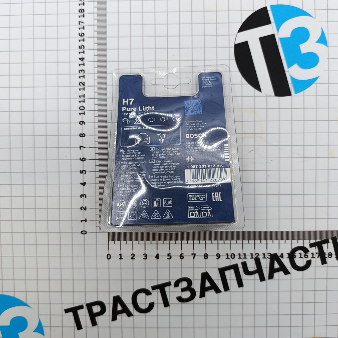 Лампа H7 BOSCH EUROPE - Миниатюра товара 2