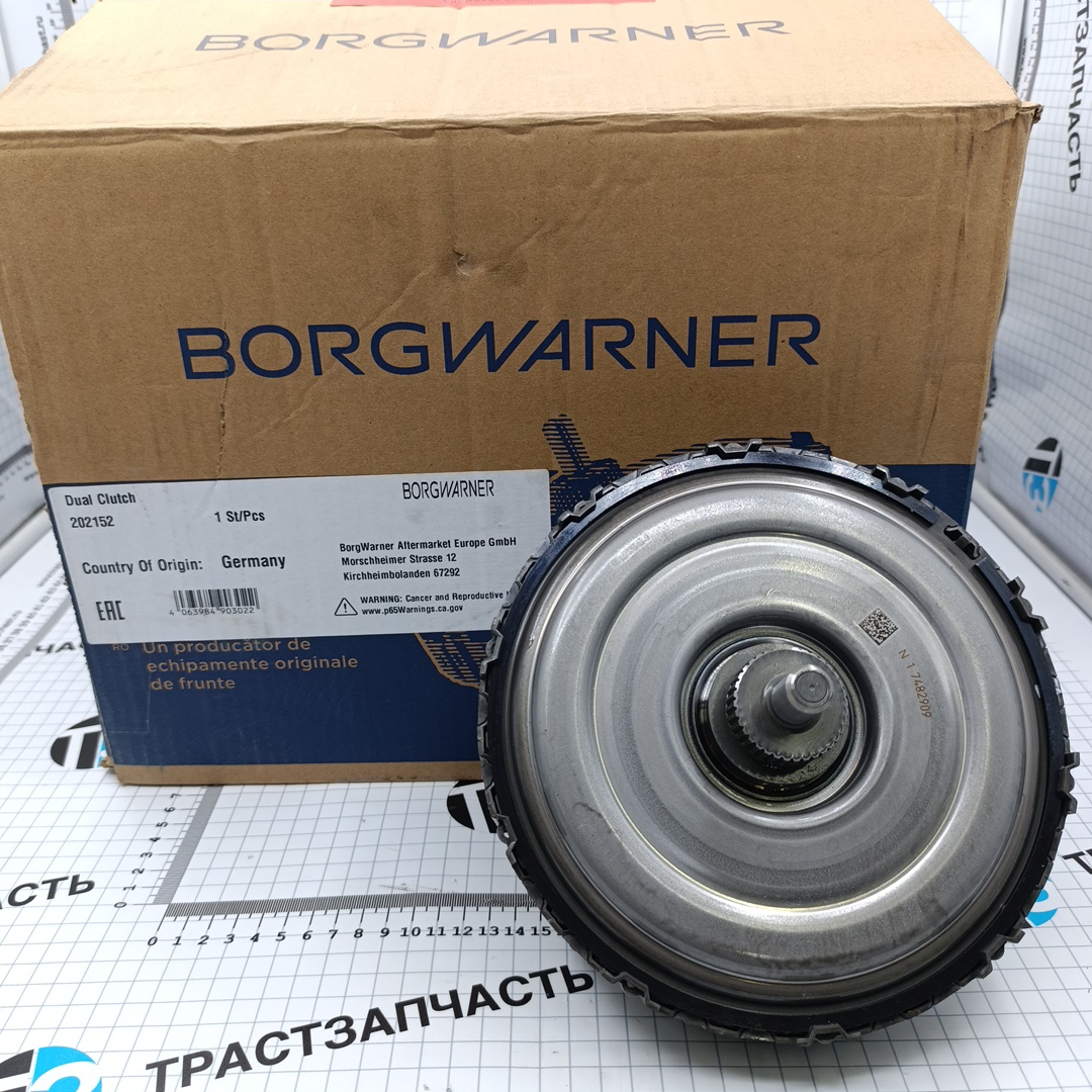 Сцепление VAG Audi, Seat, Skoda, Volkswagen (КПП DQ250 (02E), мокрое) BORGWARNER - Миниатюра товара 1